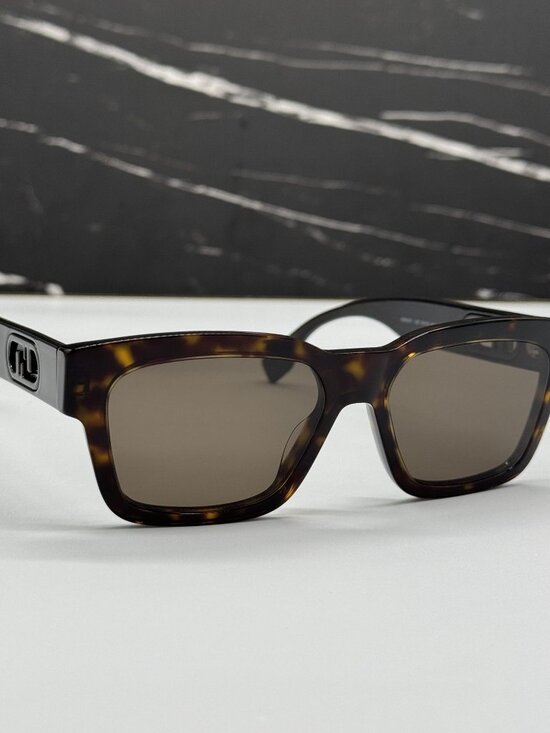 NEW FENDI FE40107I 52E SUNGLASSES HAVANA UNISEX EYEWEAR FENDI main image 7